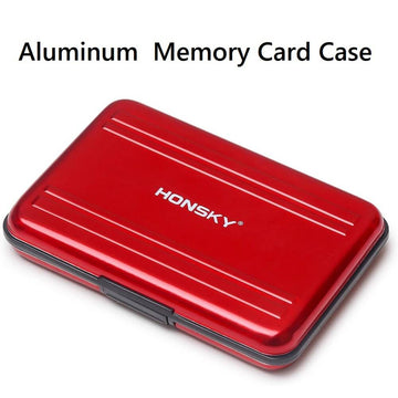 Honsky Aluminum UHS-I SD Micro SD SDHC SDXC TF SecureDigital Memory Card Carrying Case Holder Organizer Box -  (Amazon Container Product as it is, No Warranty, No Guarantee, No Return, No Exchange) - Imported from UK